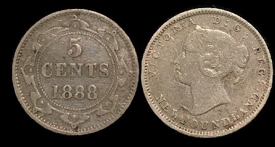31 Available! Silver! 1945-C Newfoundland 5 Cent Nice! 1 Coin Only